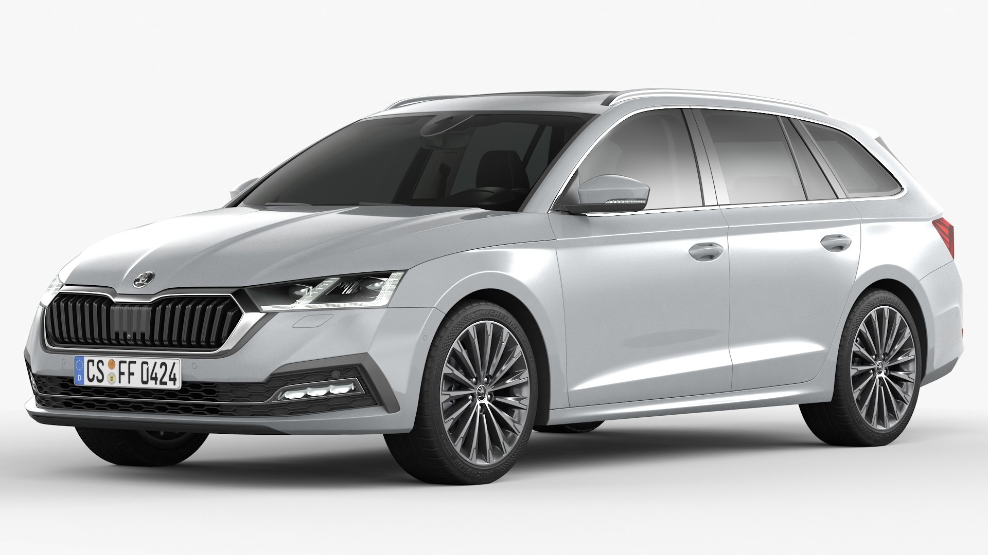 Skoda Octavia Combi 2020 3D model - TurboSquid 1749950