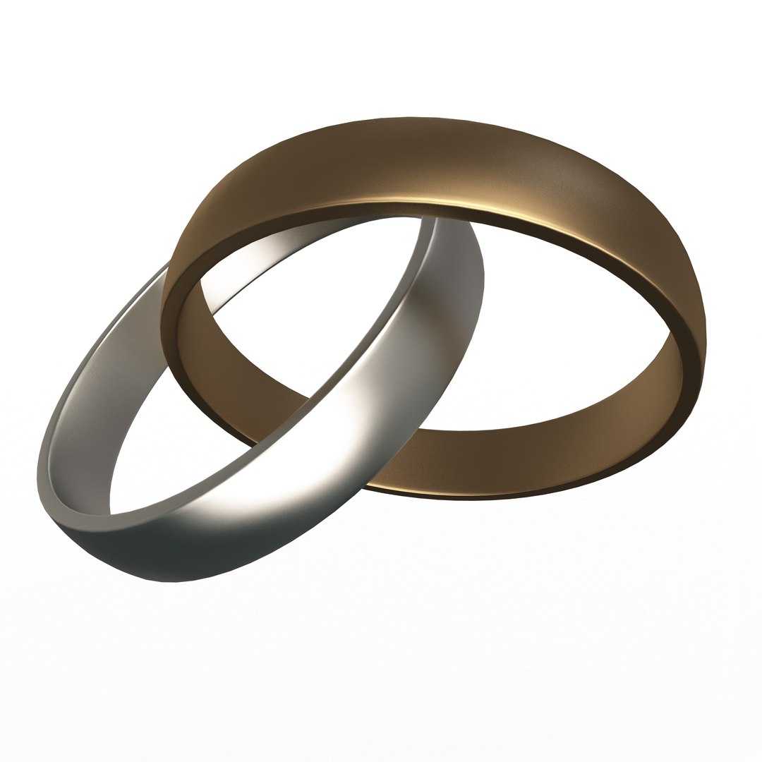 Wedding Rings Model - TurboSquid 2000716