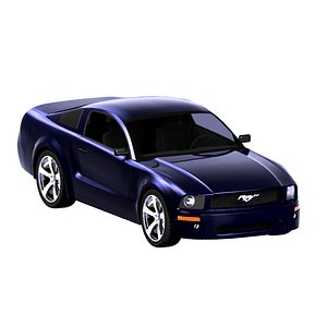mustang gt 3d model