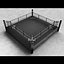 3d boxing ring model