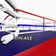 3d boxing ring model