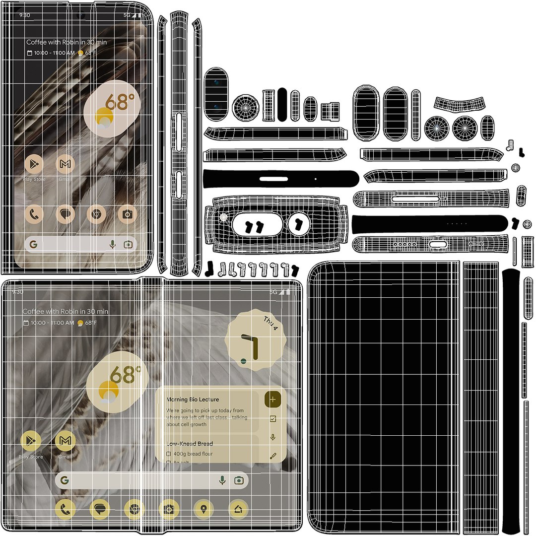Google Pixel Fold Smartphone Obsidian Rigged for Maya 3D model https://p.turbosquid.com/ts-thumb/5A/4wJKht/qU/googlepixelfoldsmartphoneobsidianriggedformaya3dsmodel018/jpg/1709327611/1920x1080/fit_q87/dbab019ca25c298079d44971b5e086403e414ab5/googlepixelfoldsmartphoneobsidianriggedformaya3dsmodel018.jpg