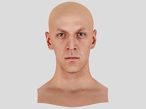 Retopologized Head Scan Rylen Cannon model