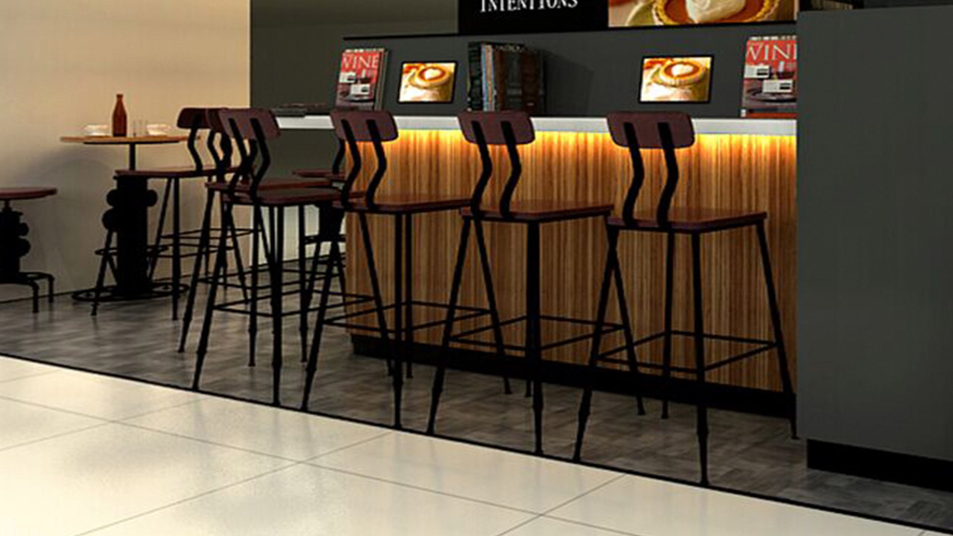 Cafe Restaurant Model - TurboSquid 2415670