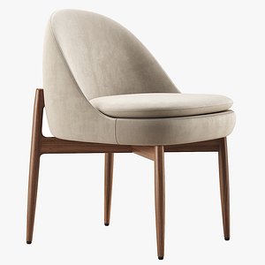 3D model Sendai Dining Chair  Minotti