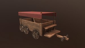 3D wagon vehicle