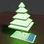3D Table lamp Christmas tree