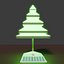 3D Table lamp Christmas tree