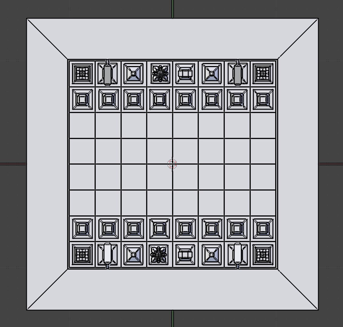 Blend Cubic Chess Set
