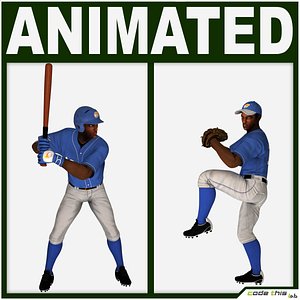 Black Baseball Players CG BATTER-PITCHER