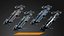9 low-res spaceships max
