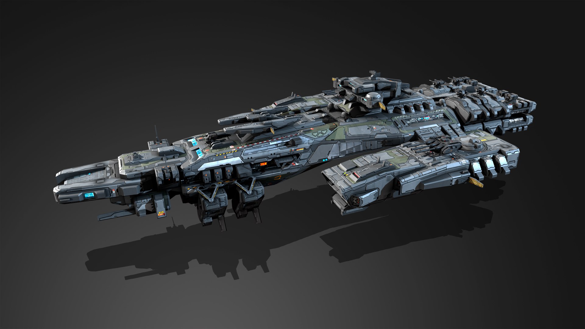 9 low-res spaceships max