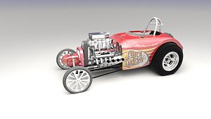 3D fuel dragster