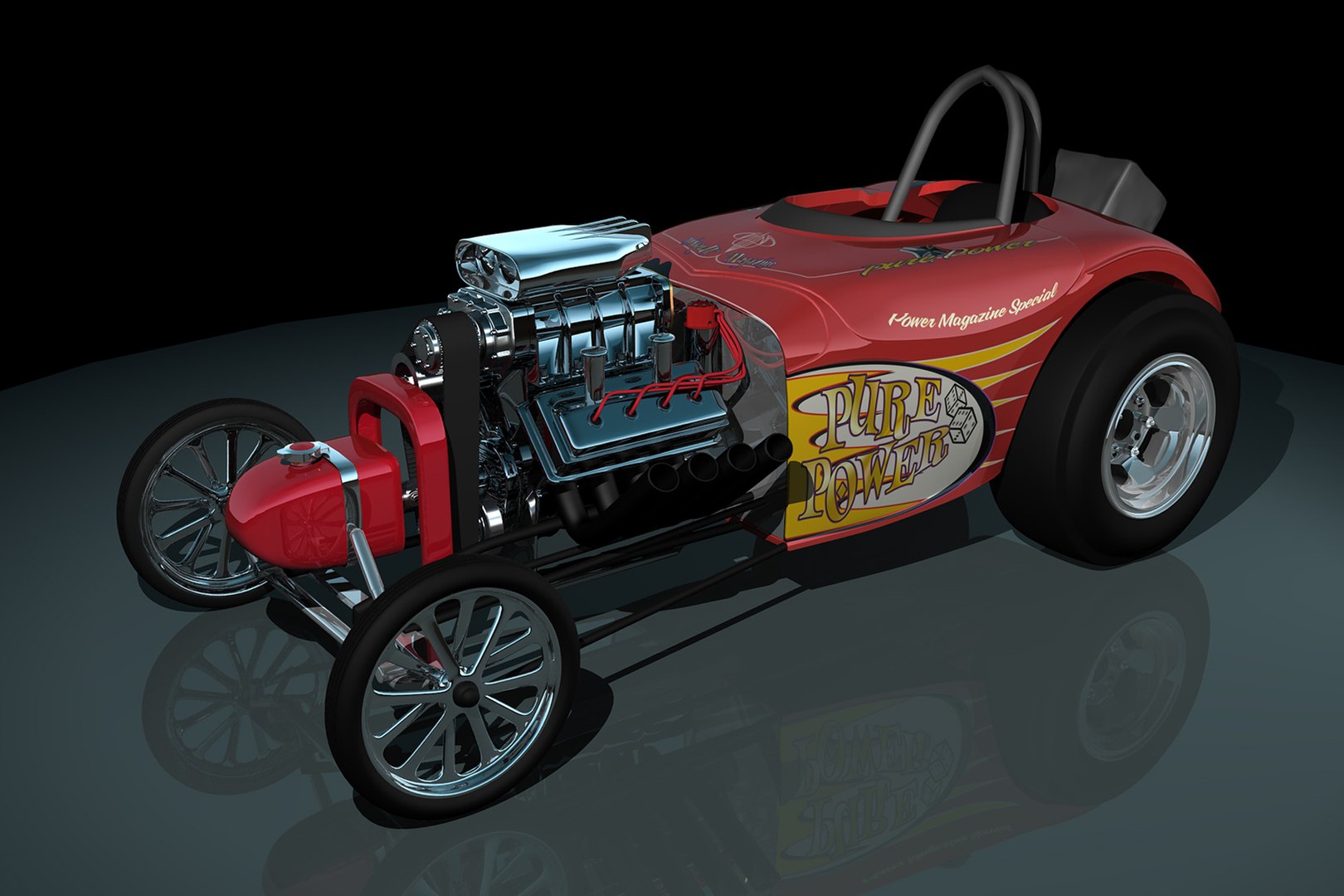 3D Fuel Dragster - TurboSquid 1664508