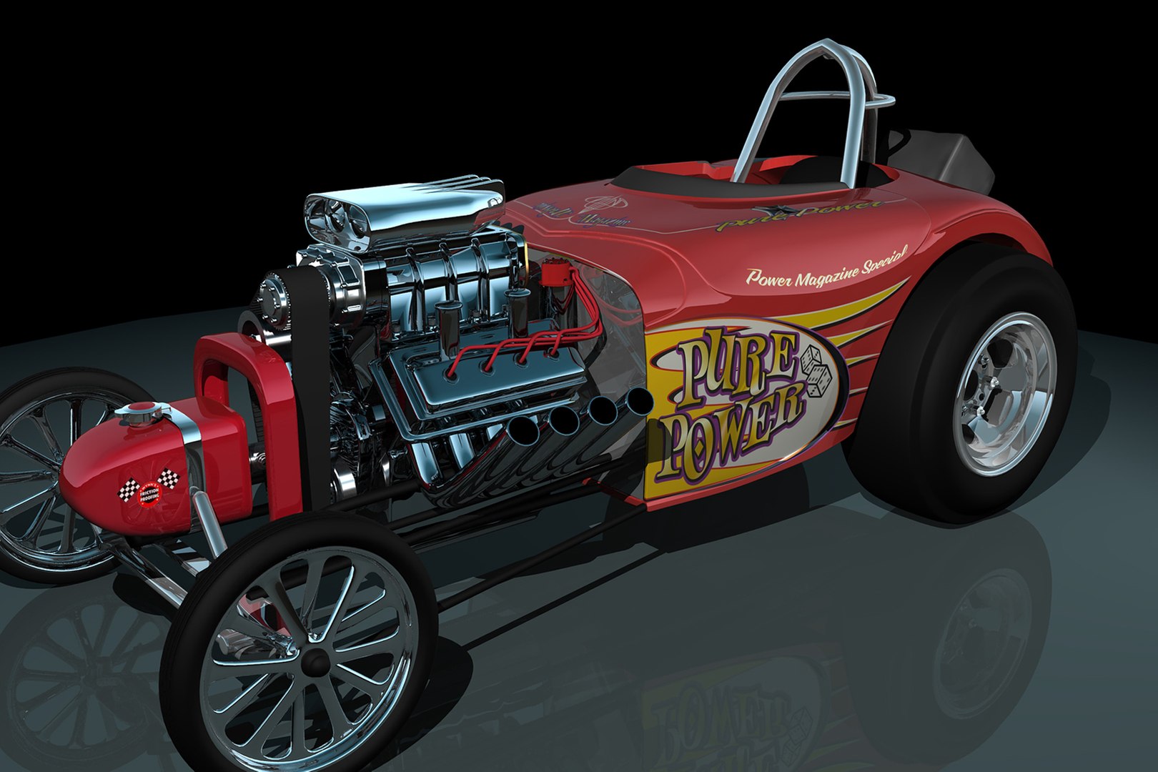 3d Fuel Dragster - Turbosquid 1664508