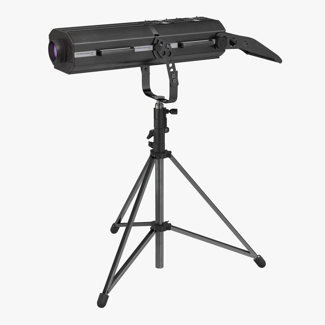 Follow Spot iSolution iFollow 1200 3D Model 3D model preview
