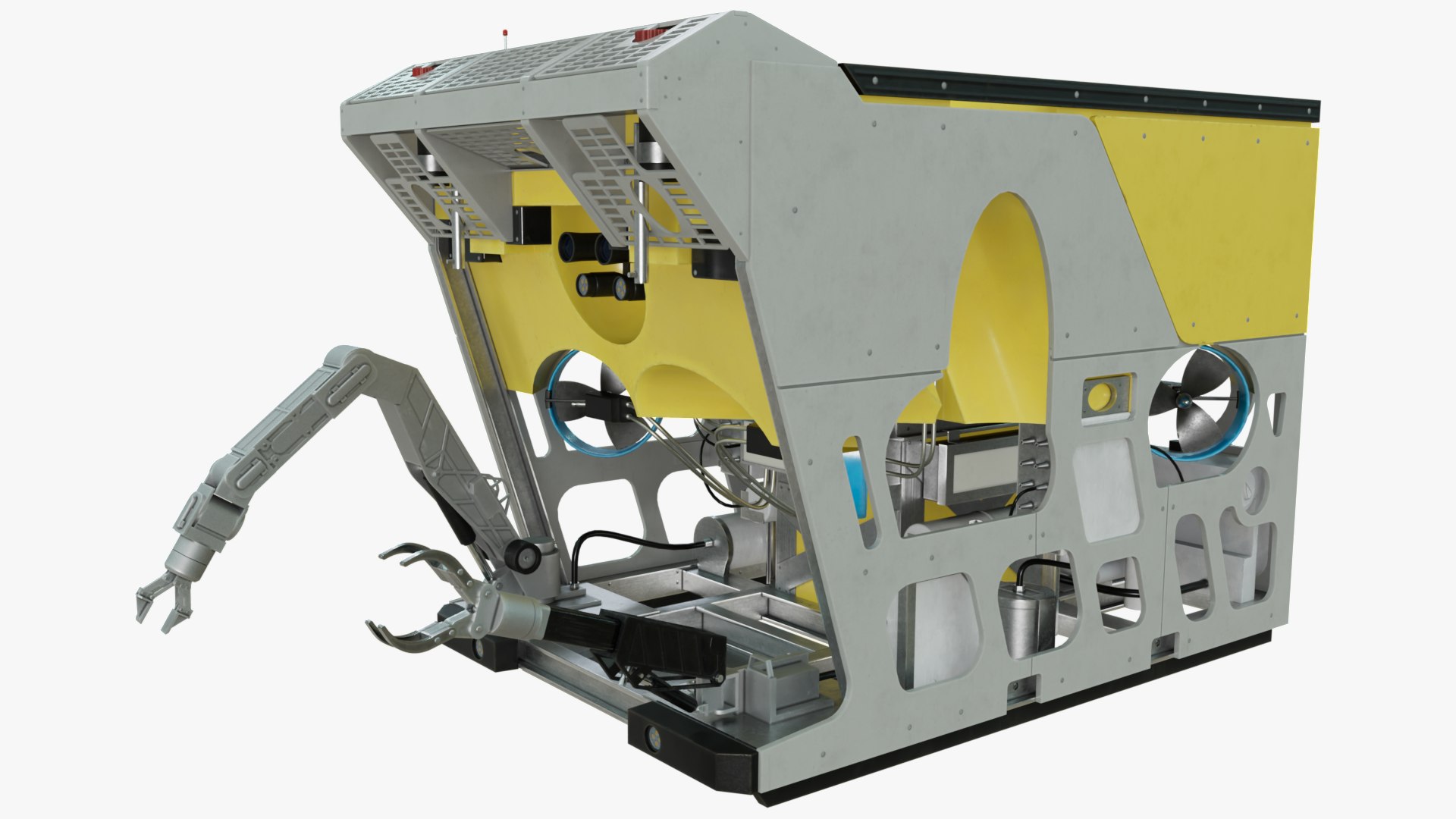 Generic Heavy-Duty ROV 3D - TurboSquid 2470908