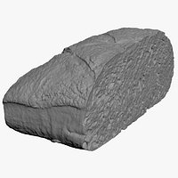 Bread Square Half for 3D Print