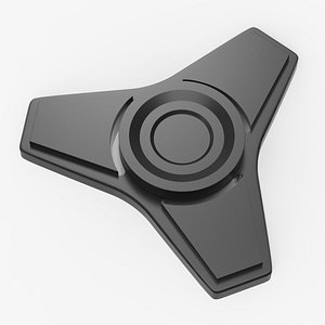 3D tri spinner fidget model