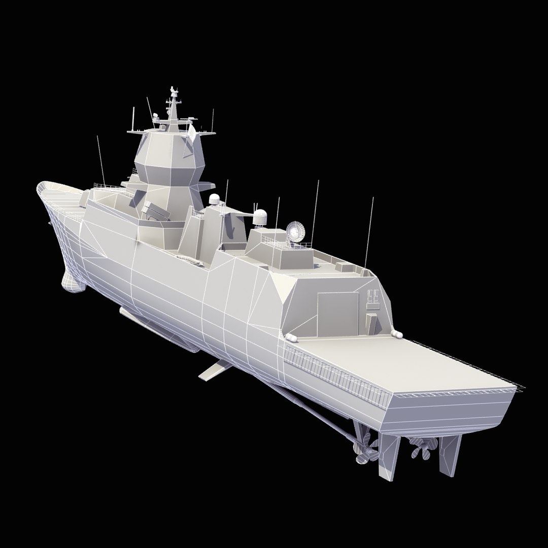 3d Model Knm Fridtjof Nansen Class Frigates