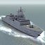 3d model knm fridtjof nansen class frigates