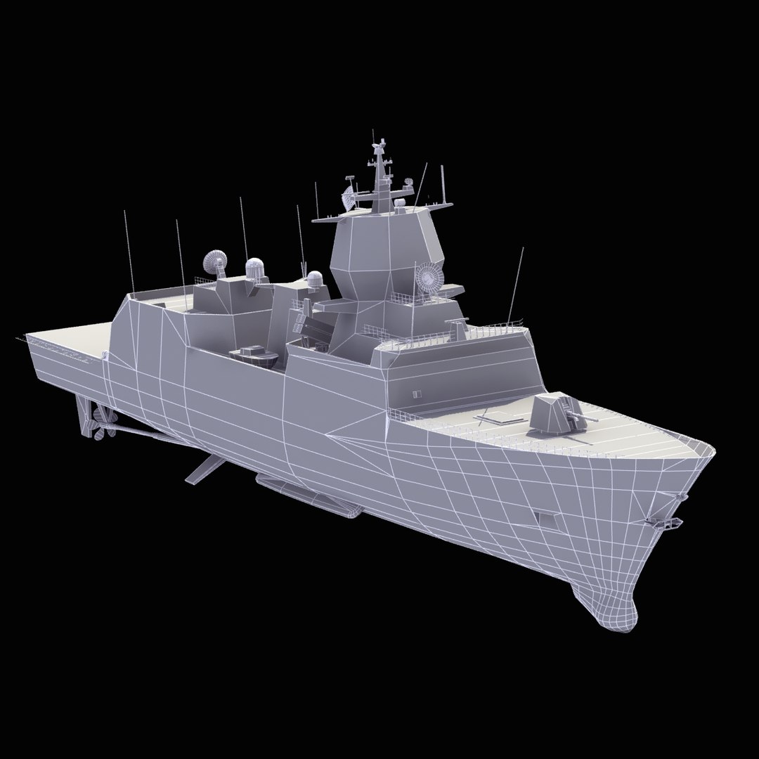 3d Model Knm Fridtjof Nansen Class Frigates
