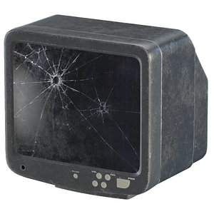 Broken CRT Monitor