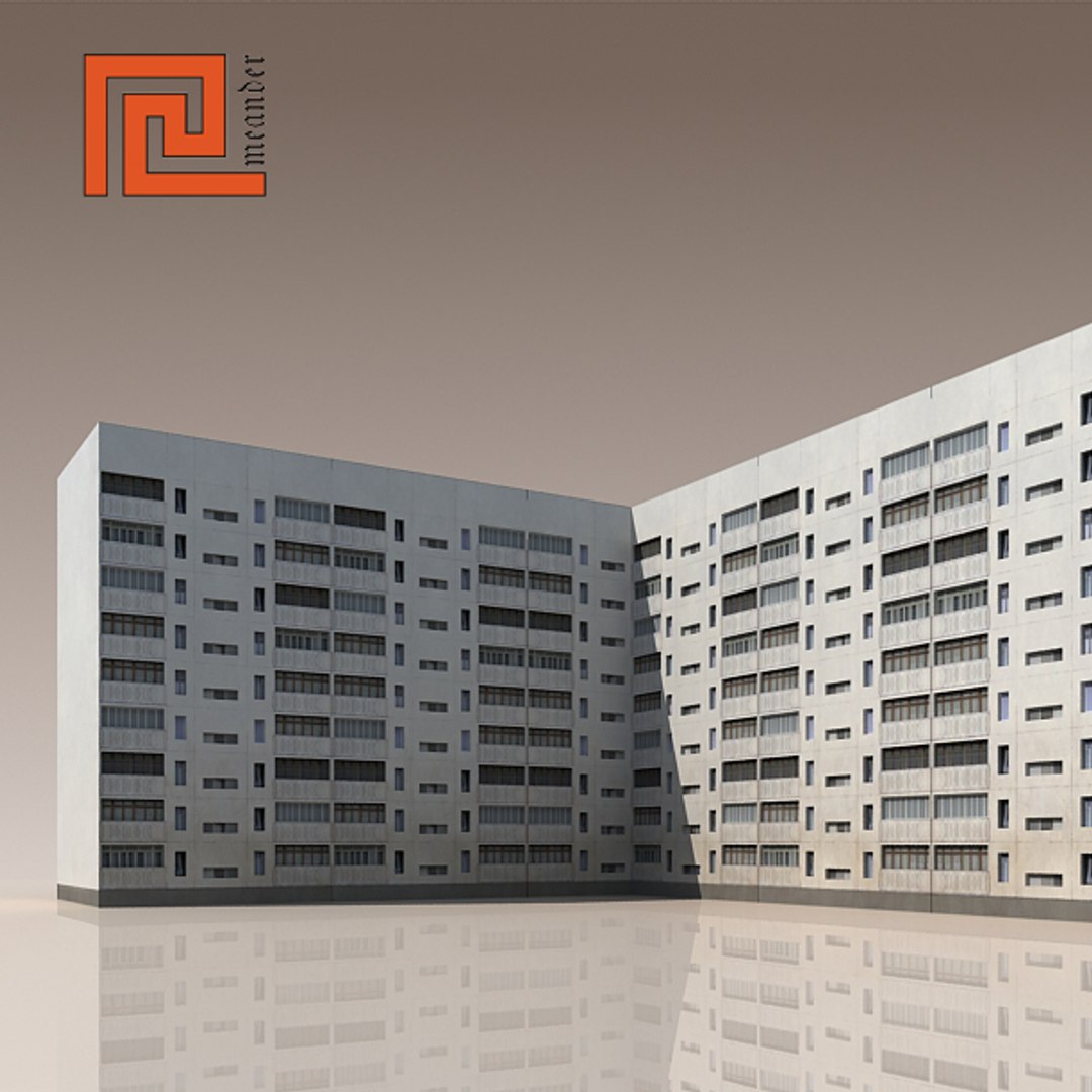 Building Modelled 3ds