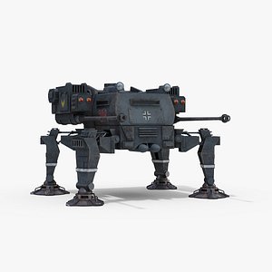 fictional spider panzer concept model