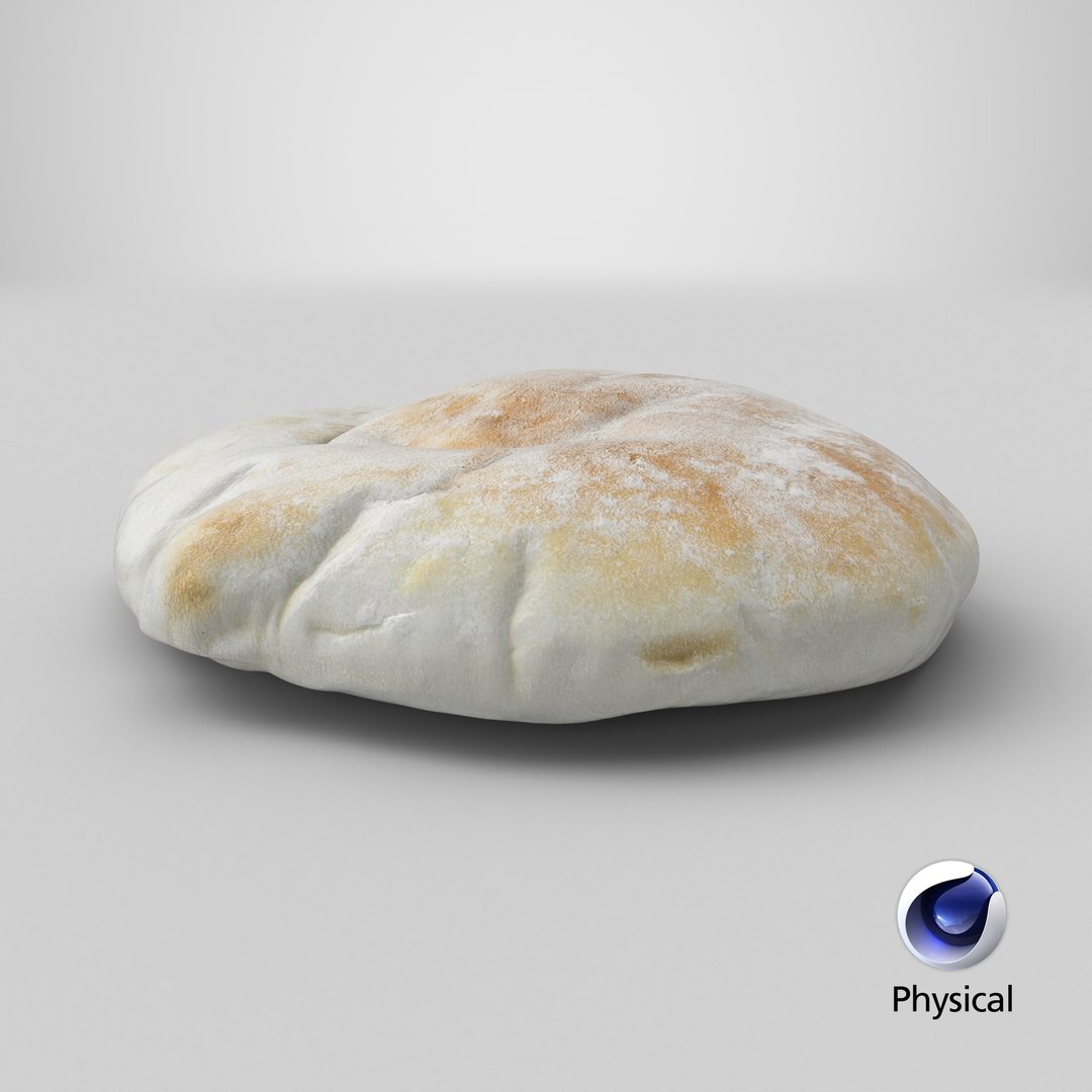 Pita Bread 3D https://p.turbosquid.com/ts-thumb/5A/qLrKWV/tD/stemcell_cinema_4d_physical_render/png/1756963556/1920x1080/fit_q87/8f7a76a0939de081cb87c8da927db5a192d55d9f/stemcell_cinema_4d_physical_render.jpg