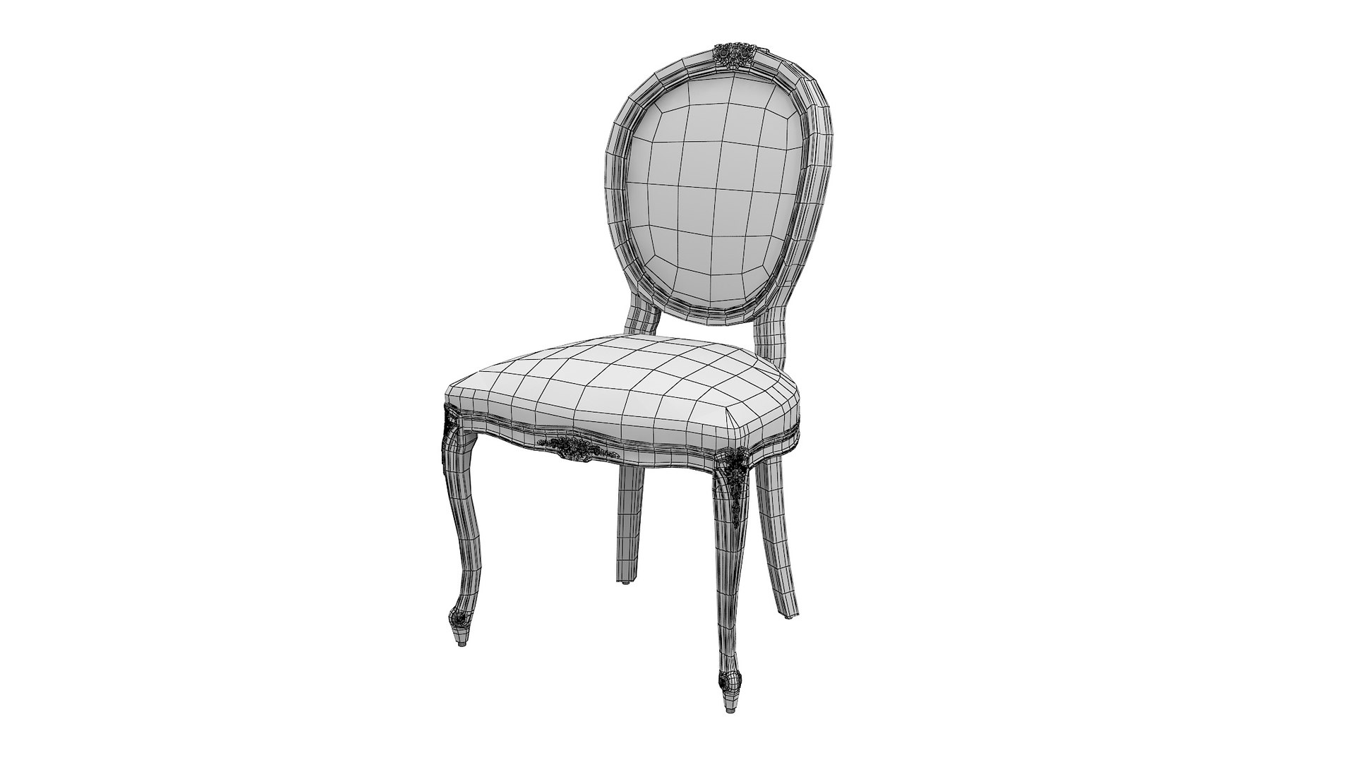 Seven Sedie Dining Chair Mesh 3D - TurboSquid 1631198