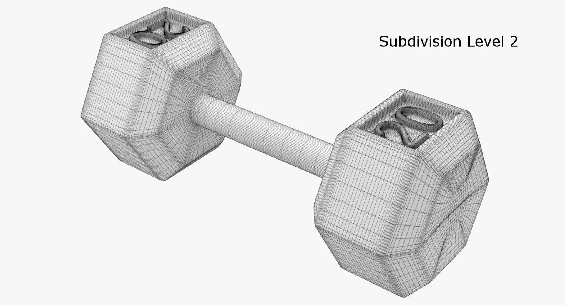 dumbbell 2 3d obj