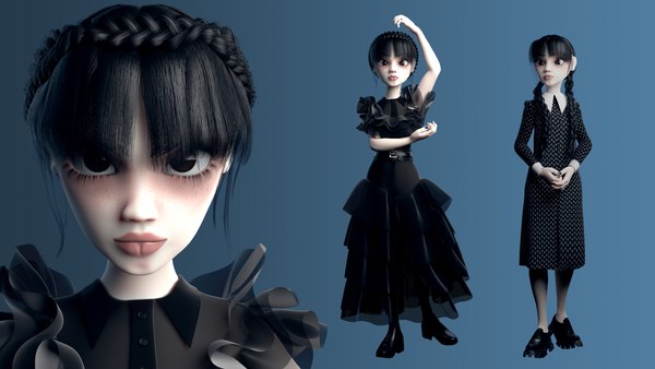 Free 3D School-Girl Models | TurboSquid