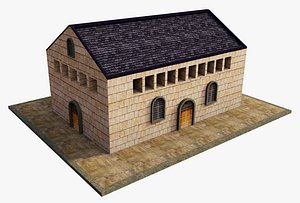 3D Ancient Pier Building v2