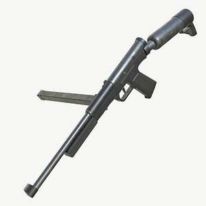 free smg-60 softair pbr 3d model