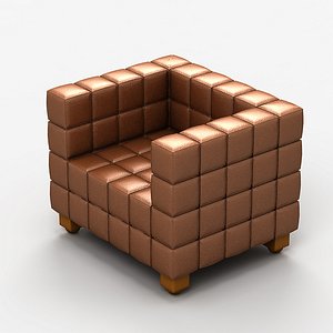 3d chair armchair model