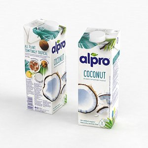 3D model Alpro Coconut 1L 2021