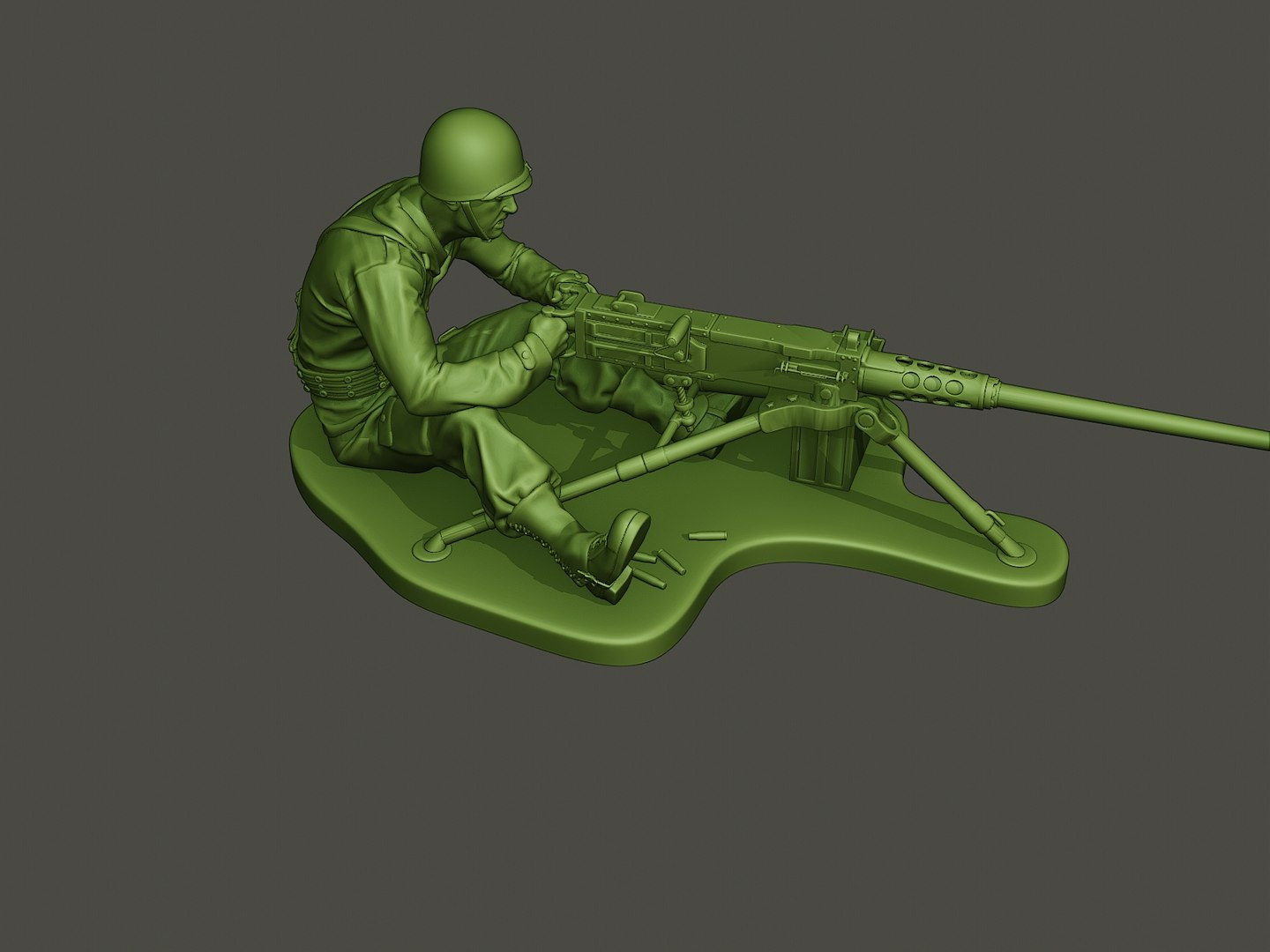 American Soldier Ww2 Firing 3D Model - TurboSquid 1456452