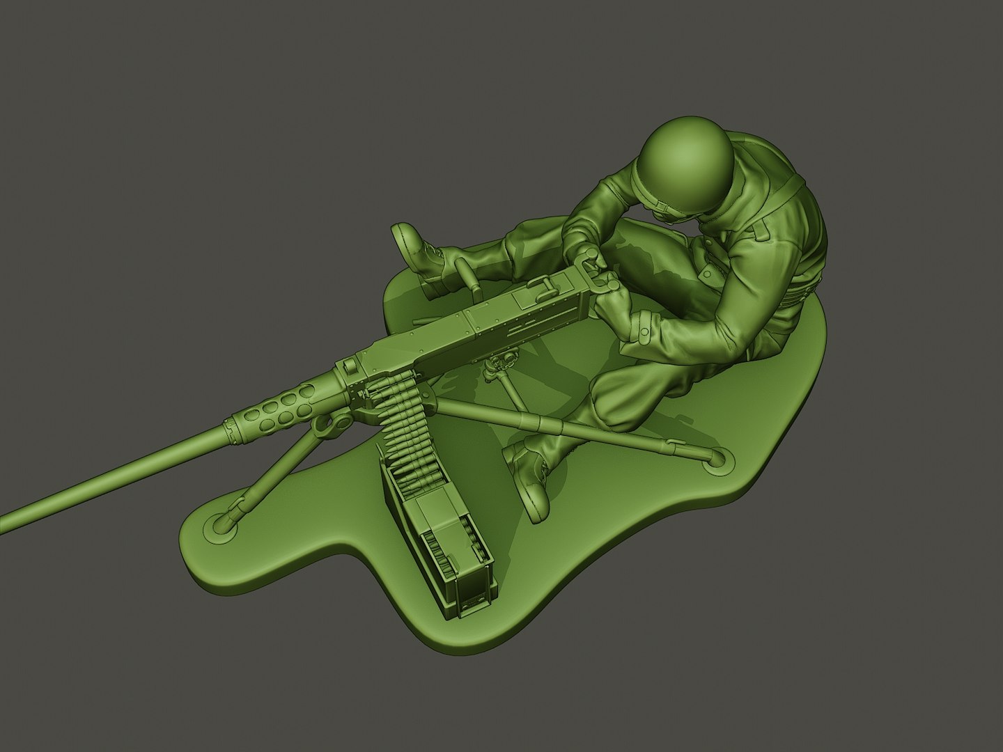 American Soldier Ww2 Firing 3D Model - TurboSquid 1456452