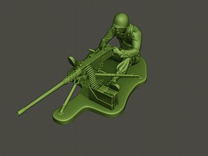 American soldier ww2 firing A7