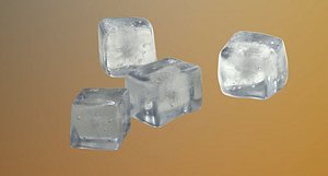 ice cubes 3D model