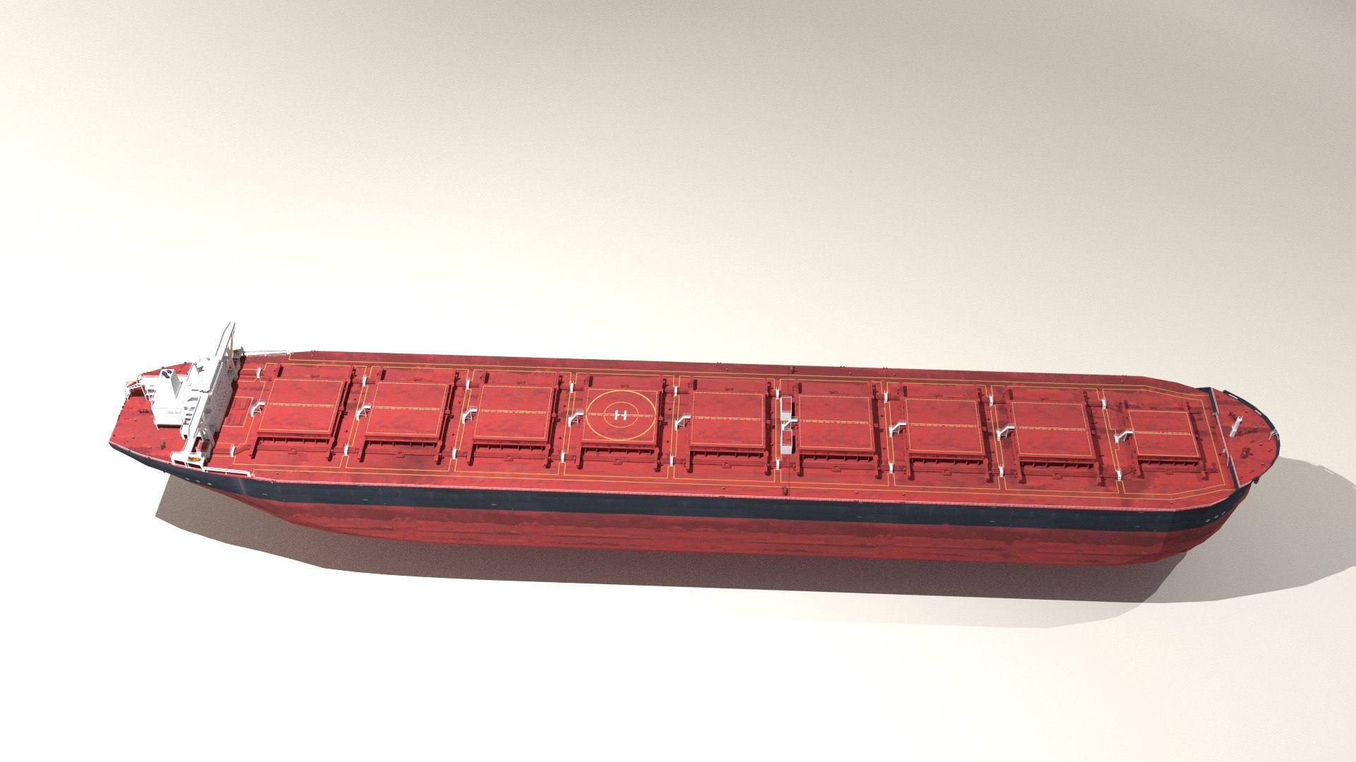 ultra large cargo ship obj