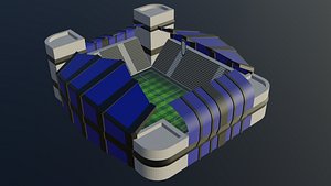 Football Stadium - Inter 3D model