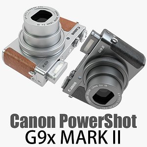 Canon PowerShot  G9X Mark II Black + Silver