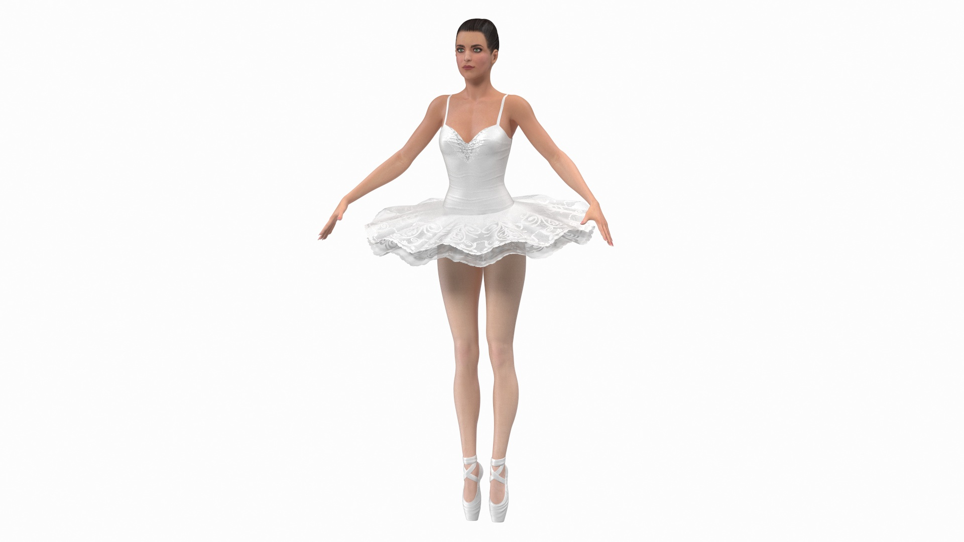 Ballerina Rigged Female 3D - TurboSquid 1580028