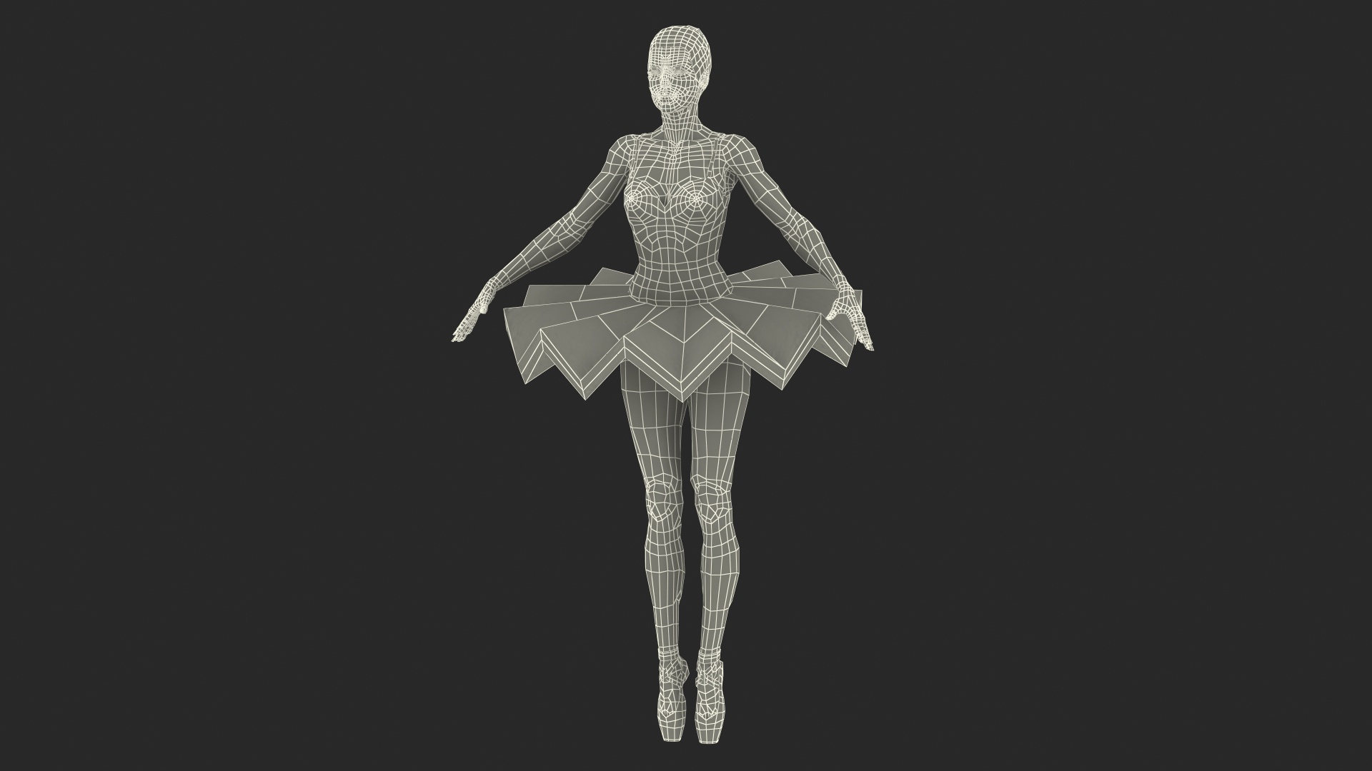 Ballerina Rigged Female 3D - TurboSquid 1580028