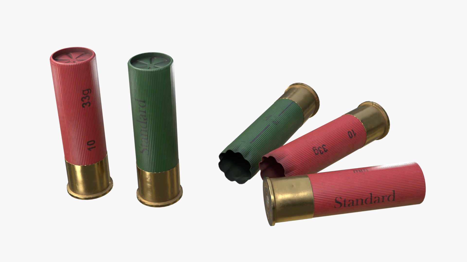 4 gauge shotgun shell - Ilustrasi 3