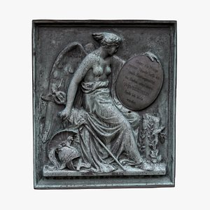 High Relief Angel with Sword