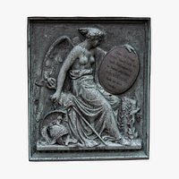High Relief Angel with Sword