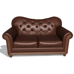 3D modern seater leather sofa